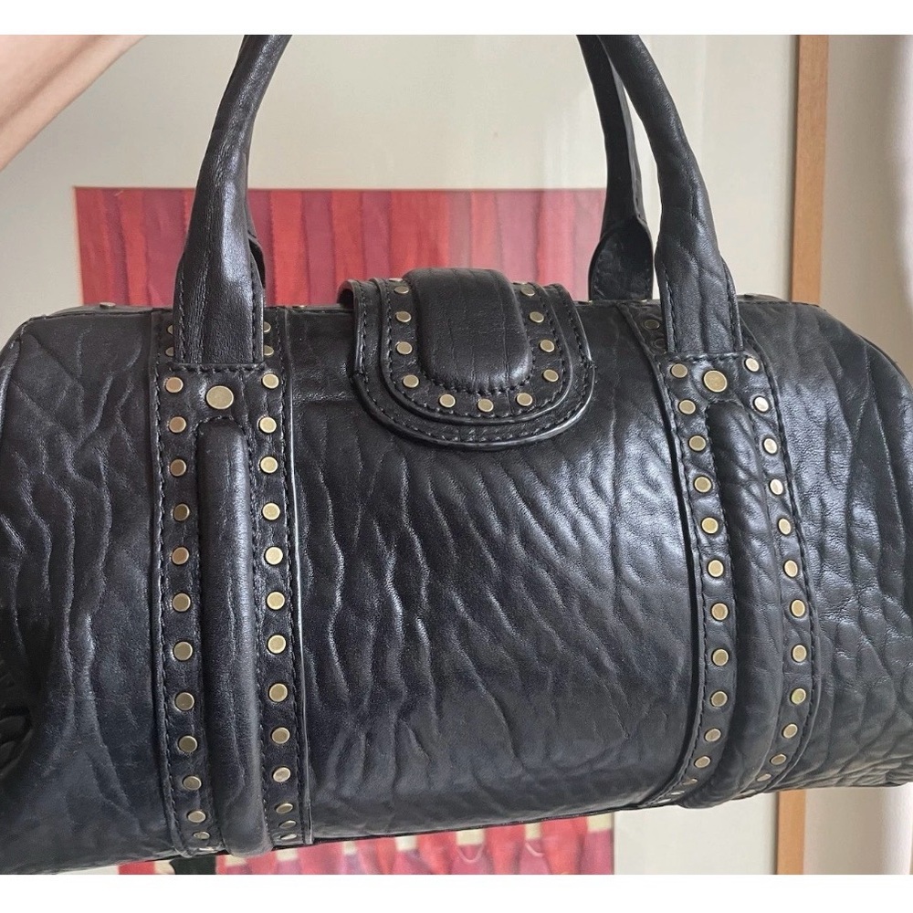 Botkier vintage Black Leather Studded padlock Handbag - Picture 5 of 10
